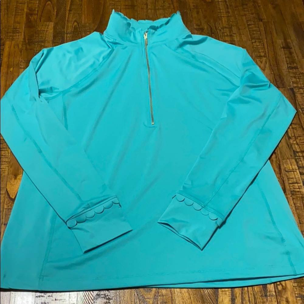 Teal Crown and Ivy Athletic Pulk Over